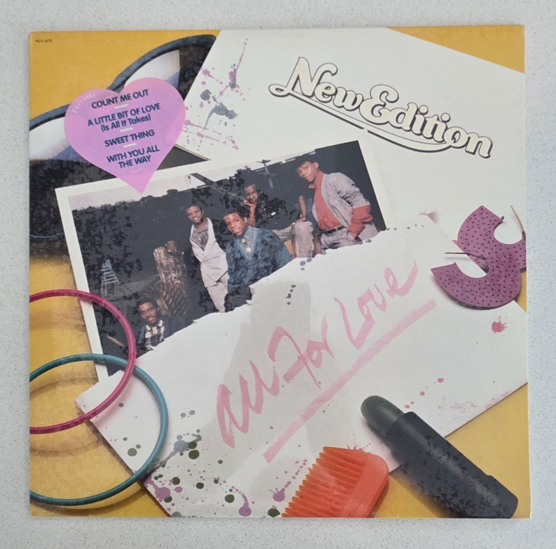 New Edition - All for Love (1985) | VINTAGE FACTORY SEALED w/Hype Sticker!