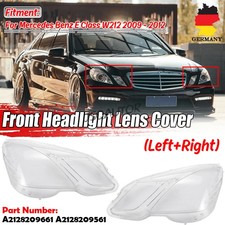 Paar Scheinwerferglas Linsen Streuscheibe Für Mercedes Benz E-Klasse W212 09-12