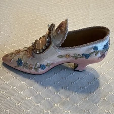 Mini High Victorian Heel Ceramic/Porcelain Woman’s Shoe