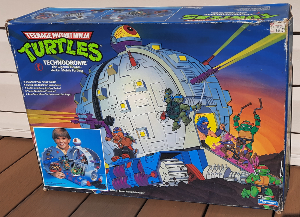 Original TMNT Technodrome 1990 *BOX ONLY* Teenage Mutant Ninja