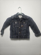 Genuine Kids Osh Kosh Blue Girls' 5T Snap Button Denim Jacket