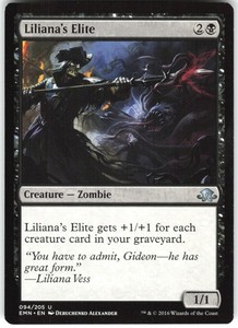 Liliana's Elite #94 Eldritch Moon MTG Uncommon