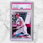 2018 TOPPS CHROME MIKE TROUT BATTING #300 PSA 10 GEM MINT ANGELS