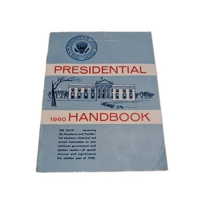 1960 Presidential Election Handbook Stan s Mens Wear Berne Winchester Indiana