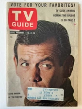 TV GUIDE MAGAZINE February 22 1964 Queen Elizabeth Alfred Hitchcock Mr Green CT.