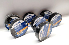 Lot of 7 Shurtape 28602 Listed Black Electrical Tape 0.75in x .007in x 66ft.