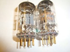 One Pair 6922 / E88CC Tubes, Siemens For RCA, Holy Grille of Tubes