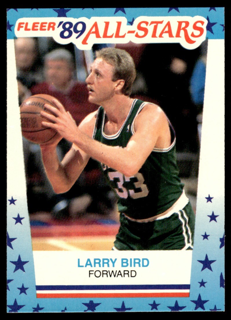 LARRY BIRD 1989-90 FLEER STICKERS #10