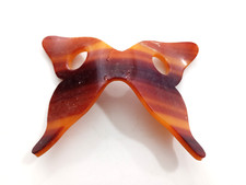 Vintage lucite hair butterfly barrette without stick
