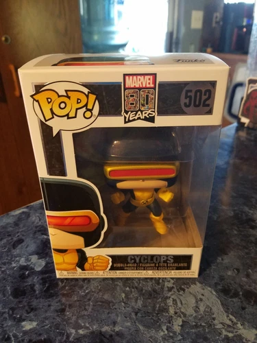 FUNKO POP! CYCLOPS #502~ NEW~ MINT~ MARVEL 80 YEARS SERIES~
