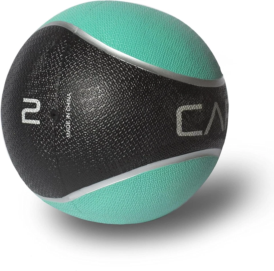 Balón medicinal de goma CAP Barbell, 2 libras, verde azulado Foto 3 de 3