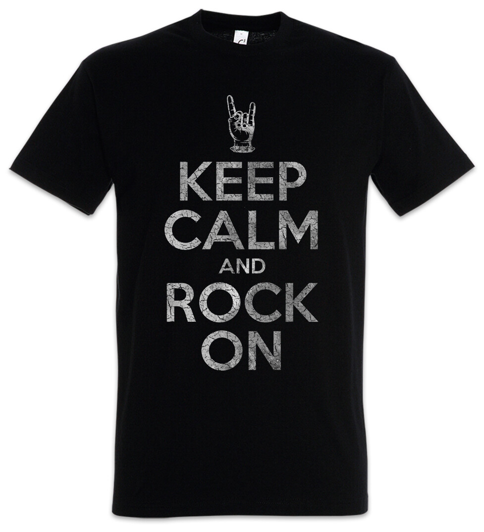 ALTRA Keep Calm And Rock On T Shirt Hard Sign Hand Symbol Logo Fun Music Devil horns