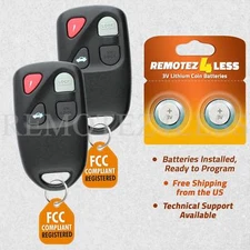 2 For 1996 1997 1998 1999 2000 Mazda Millenia Keyless Entry Remote Car Key Fob