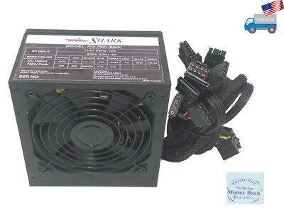 NEW Black 680W Gaming Silent 120mm Fan ATX 12V Power Supply PCI-Express PC PSU