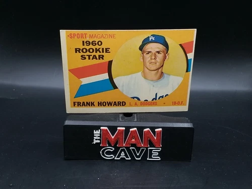 Frank Howard 1960 Topps VINTAGE ROOKIE CARD RC #132 Dodgers VG CONDITION 👀⚾️🔥