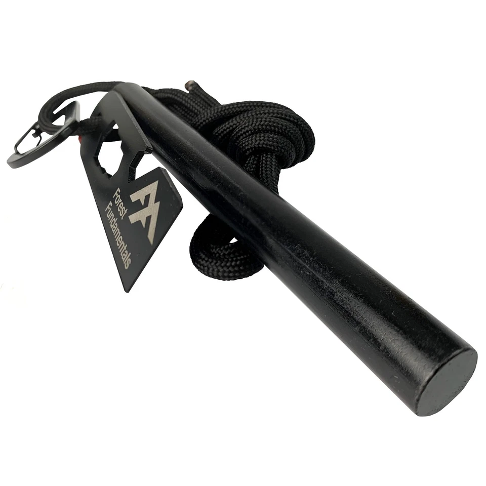 Forest Fundamentals™ Beast Fire Starter™ Varilla de Hierro Grande Acero y Golpeador Foto 2 de 4