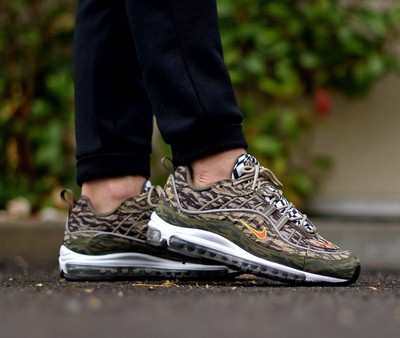 air max 98 camo on feet