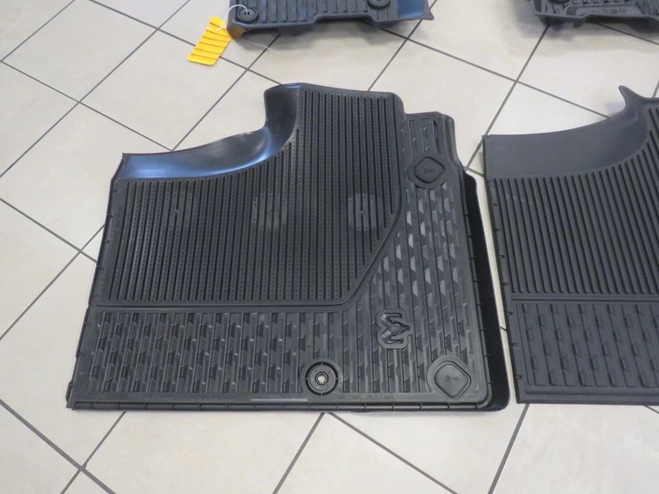 2025 RAM 1500 Crew Cab Black All Weather Floor Mats NEW OEM MOPAR - Image 4 of 4