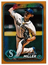 2024 Topps Series 2 Future Stars Gold Parallel Bryce Miller #679 /2024 Mariners