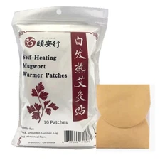 Self-Heating Wormwood Artemisa Mugwort Moxibustion Moxa Pain Relief 10pc 自发热 艾灸贴