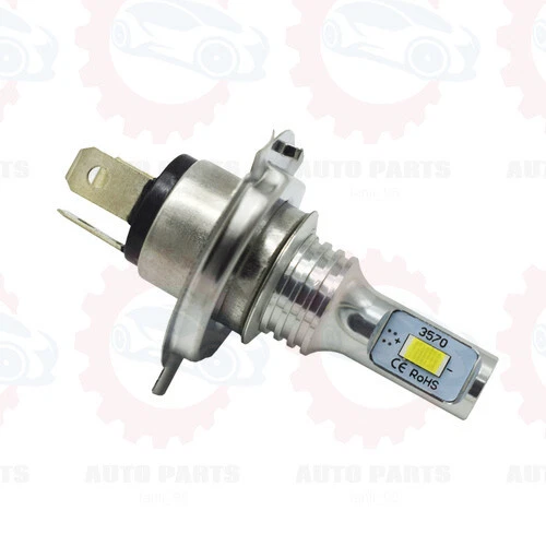 For Suzuki GSXR 1100 750 600 Motorcycle LED Headlight Kit H4 6000K White Bulbs - Image 3 of 4