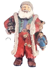 Hallmark Keepsake Santa's Gifts Ornament 1996 Folk Art Americana Collection