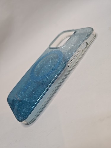 Kate Spade New York Protective Case For iPhone 15 Pro 6.1" (Teal Ombre Glitter) - Picture 6 of 21