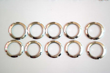 10 x Track Bike Lock Ring Fixed Gear Fixie - Silver - Bicycle