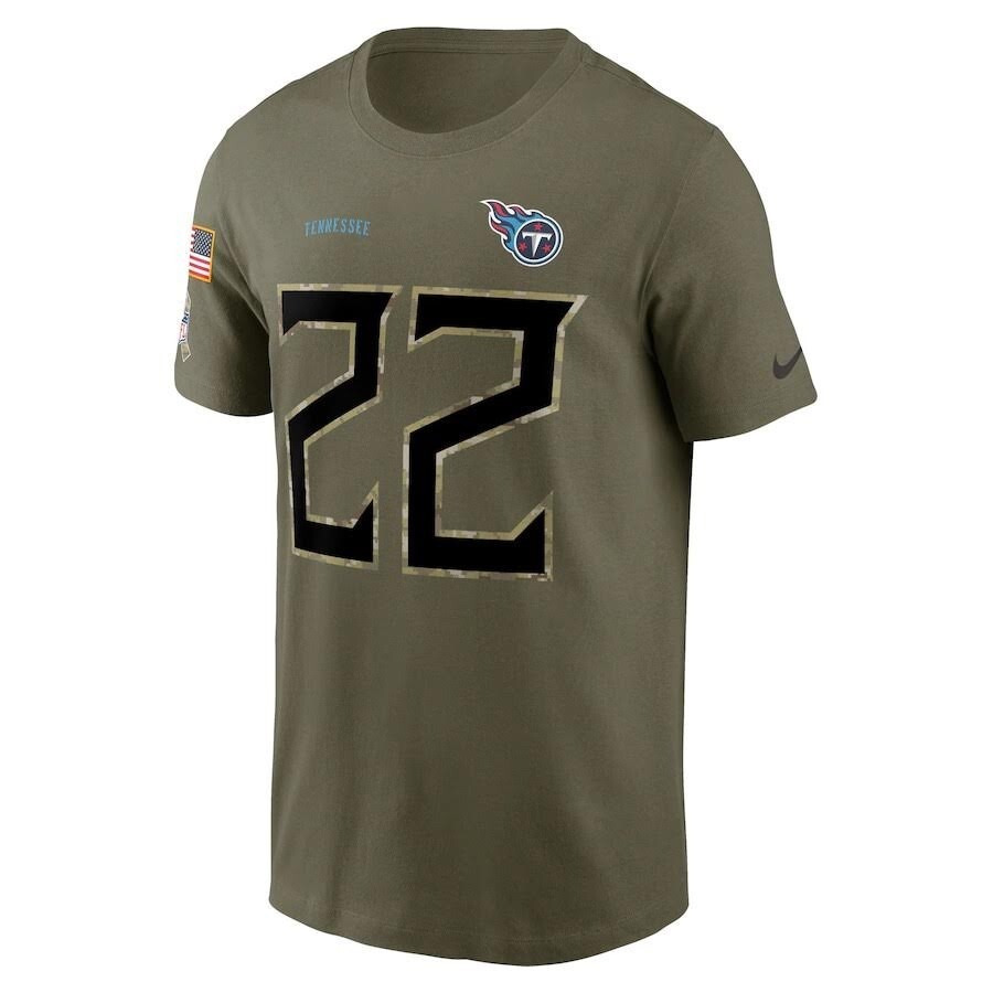 値下げ NFL NIKE デリック ヘンリー タイタンズ サルートトゥサービス DERRICK HENRY NIKE 2022 Salute To Service TENNESSEE TITANS T SHIRT