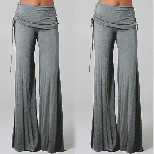 New hot selling loose flared pants, popular wide leg long pants for women - Picture 24 of 31