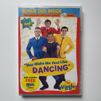 The Wiggles You Make Me Feel Like Dancing DVD 2-Disc Set + Bonus DVD 2 Extra Hrs