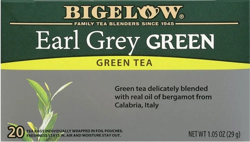 Bigelow Earl Grey Green Tea - 20 tea bags