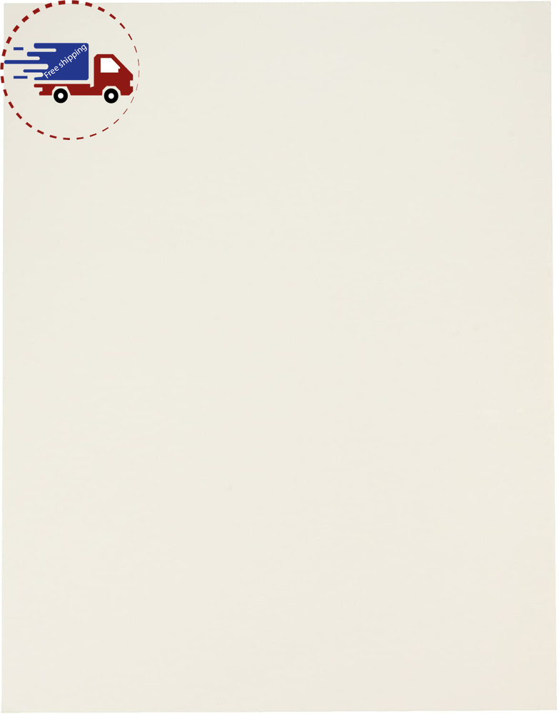 School Smart Poster Board, 11 X 14 Inches, White, Pack of 25 - 1371698