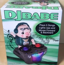 DJ Babe Musical DJ Electronic Toy Plays 5 Songs with Lights & Movements