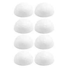 8 Pcs 4 Inch Half Foam Balls Half Round Foam Balls for DIY Crafts Projects Arts
