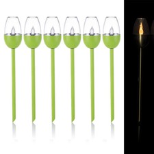6er Gartenfackeln mit Flammeneffekt Solarleuchte Flammenleuchte Solar-Fackel