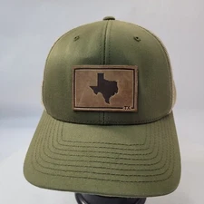 Texas The Classics Yupoong Men's Trucker Cap Hat green Snapback