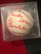 WWF DUAL Demolition / Powers of Pain Autograph Signed Baseball in CASE WWE 🚨