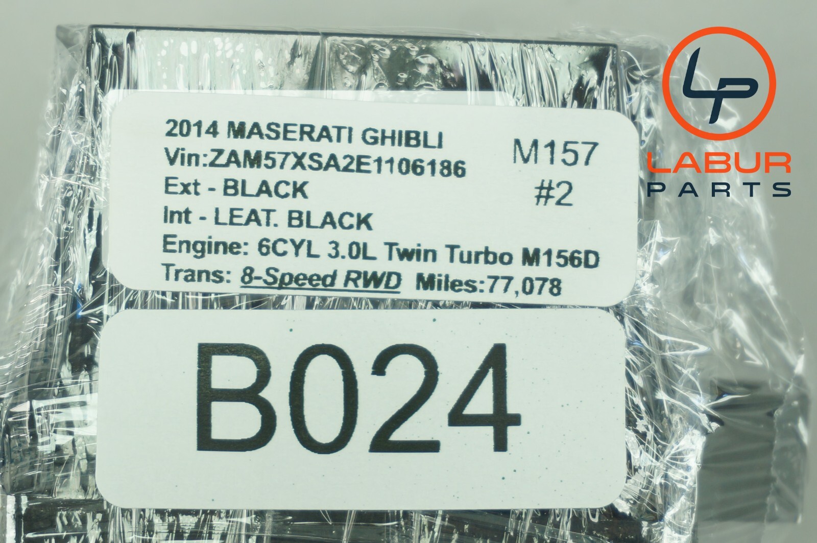 M157 14-17 Maserati Ghibli AC A/C Heater Blower Motor Resistor B024