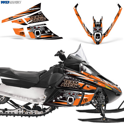 SLED Graphic Stickers Decals For Arctic Cat F Series Z1 ALL YEARS TEAM ARCTIC O