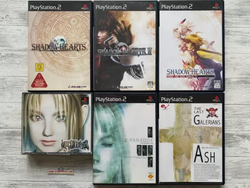SONY PS 1 2 Koudelka & Shadow Hearts  & Phase Paradox & Galerians: Ash set