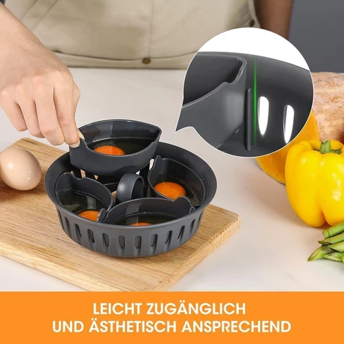 2 in 1 Egg Boiler Zubehör für Thermomix TM6 TM5 TM31 Eier Pochierer Eierkocher - Bild 9 von 13
