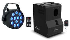 Chauvet DJ Hurricane Bubble Haze LT Bubble/Hazer Machine Wash Up-Light Remote