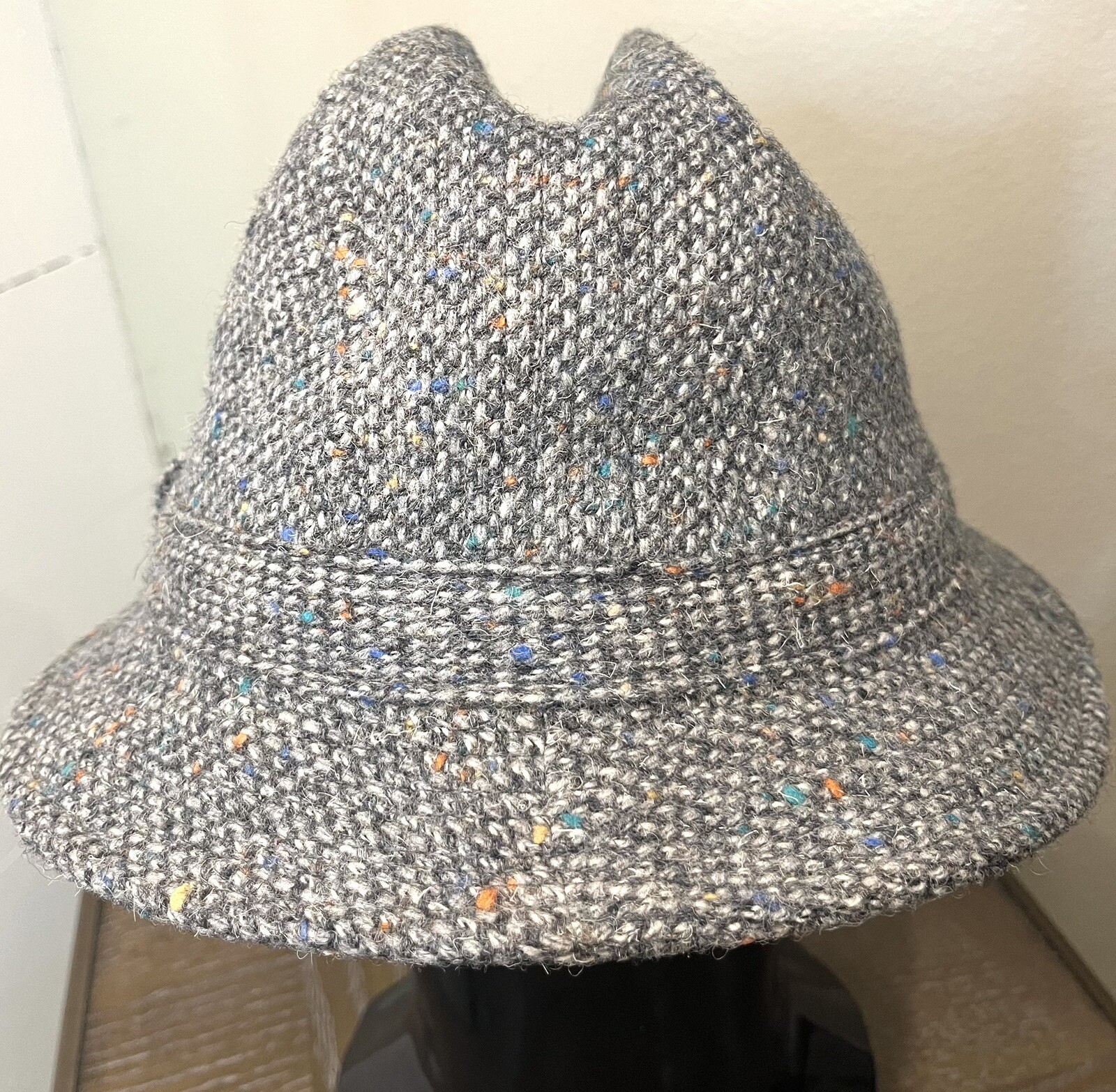 Pendleton Wool Fedora Bucket Hat -  Gray Speckled… - image 10