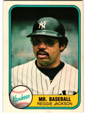 1981 Fleer #650 Reggie Jackson New York Yankees