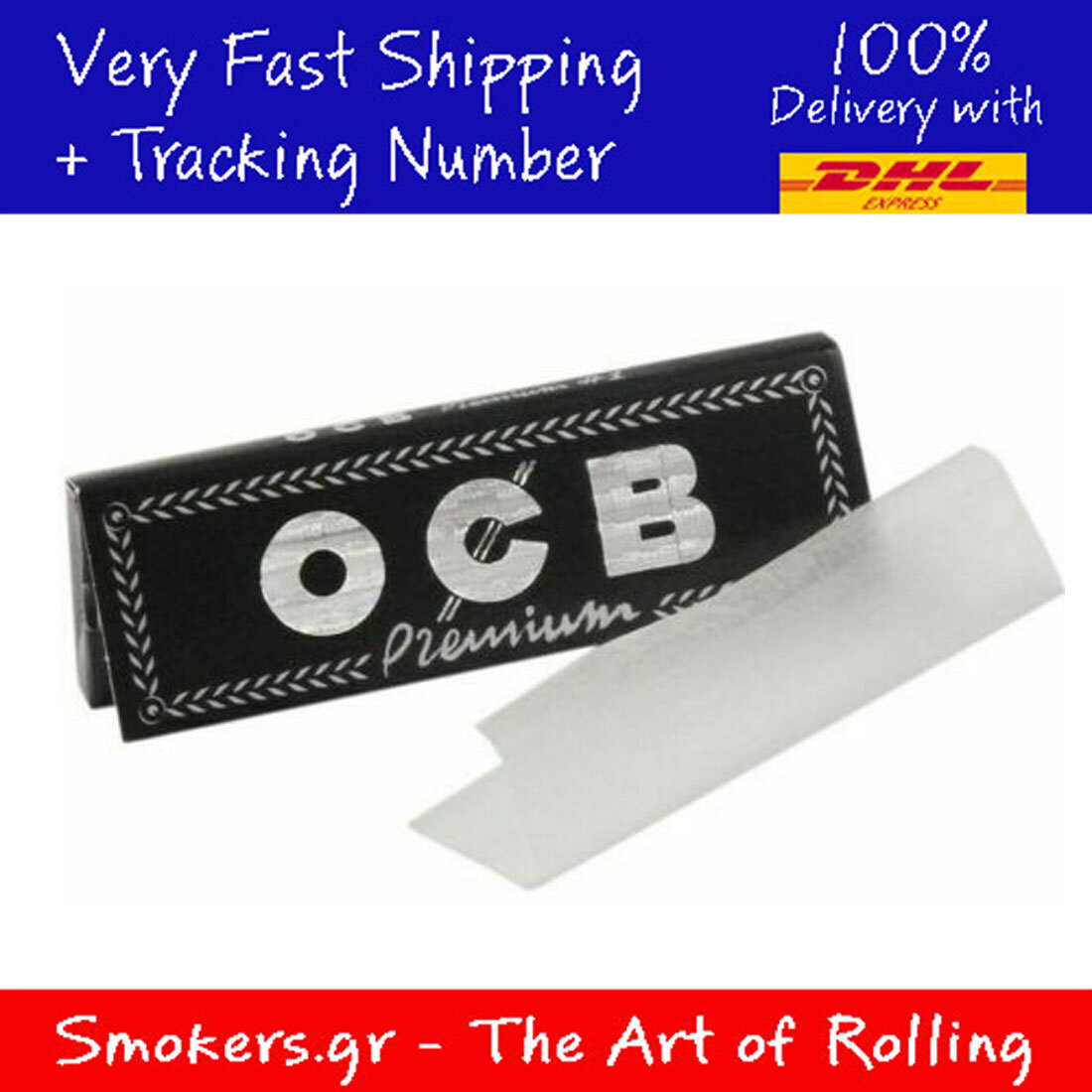 25x OCB Black Premium Cigarette Rolling Papers for sale online