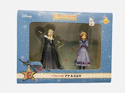 DISNEY Frozen Family Moments  Anna And Elsa Christmas Ornament Set Japan 2022