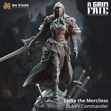 Lydia Commander Knight Fighter Paladin Miniature D D DnD