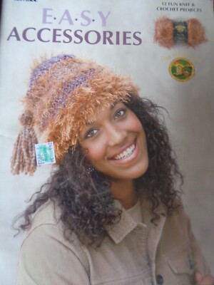 LEISURE ARTS 12 FUN KNIT & CROCHET ACCESSORIES PATTERNS