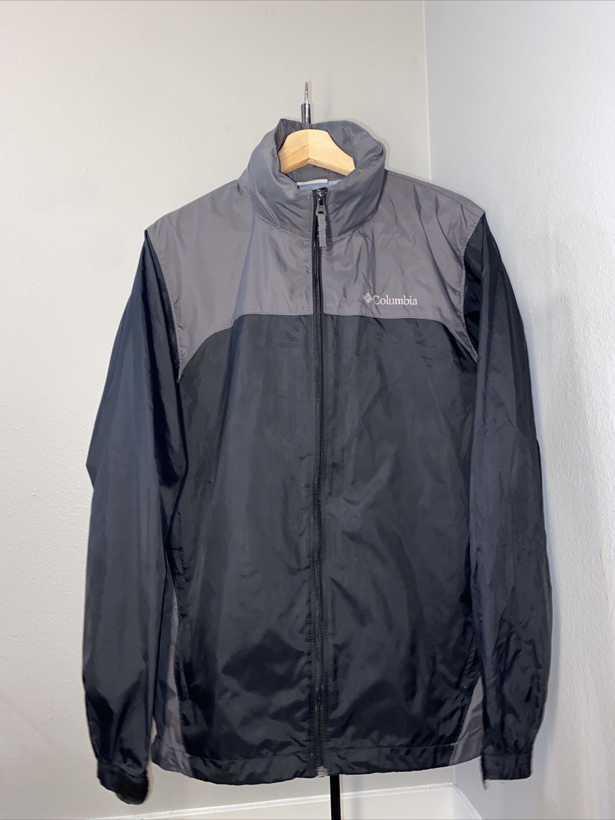 COLUMBIA Packable Parka Shell Jacket Size S Black - image 1